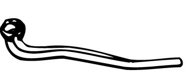 Труба выхлопного газа FONOS 04766