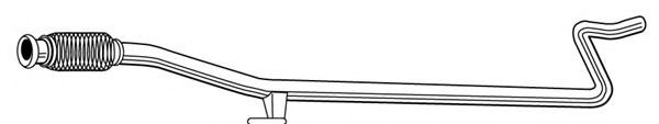 Труба выхлопного газа FONOS 10369