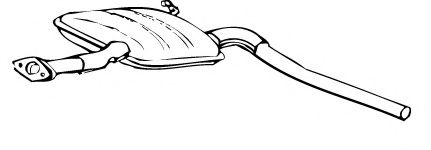 Средний глушитель выхлопных газов FONOS 619192