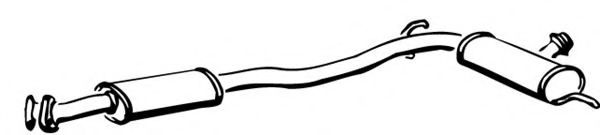 Средний глушитель выхлопных газов EBERSPÄCHER 17211