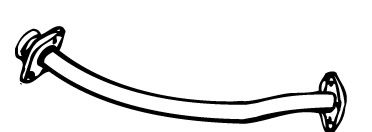 Труба выхлопного газа FONOS 17931