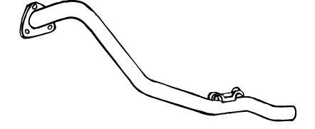 Труба выхлопного газа DANSK 39240