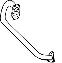 Труба выхлопного газа FONOS 18936