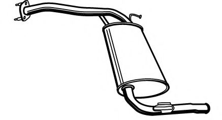 Глушитель выхлопных газов конечный FONOS 620142