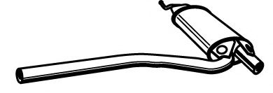 Средний глушитель выхлопных газов FONOS 616282