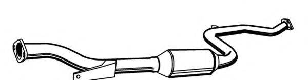 Средний глушитель выхлопных газов FONOS 612360