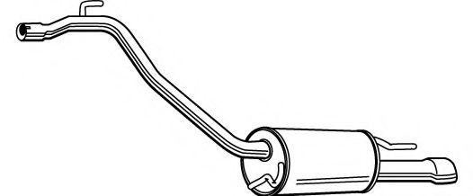 Глушитель выхлопных газов конечный FONOS 616478