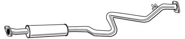 Средний глушитель выхлопных газов FONOS 620465