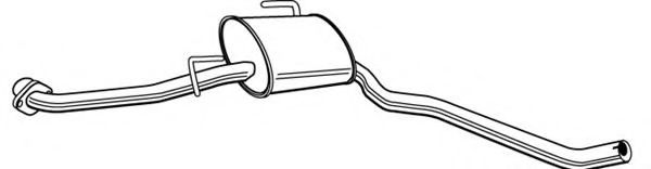 Средний глушитель выхлопных газов FONOS 617771