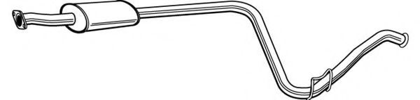 Средний глушитель выхлопных газов FONOS 611574