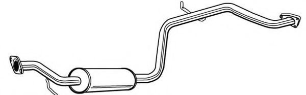 Средний глушитель выхлопных газов FONOS 612738