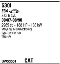 Система выпуска ОГ FONOS BW53001