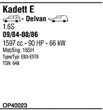 Система выпуска ОГ FONOS OP40023