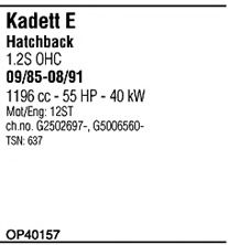 Система выпуска ОГ FONOS OP40157