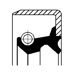 Уплотняющее кольцо, дифференциал CORTECO 82026300