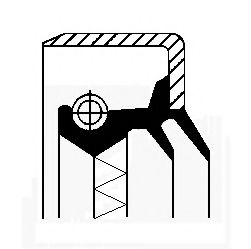 Уплотнительное кольцо CORTECO 19037022B