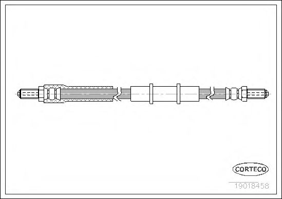 Тормозной шланг CORTECO 19018458