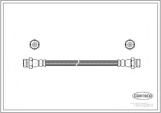 Тормозной шланг CORTECO 19032810