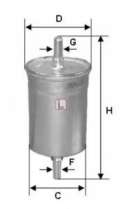 Топливный фильтр SOFIMA S 1627 B