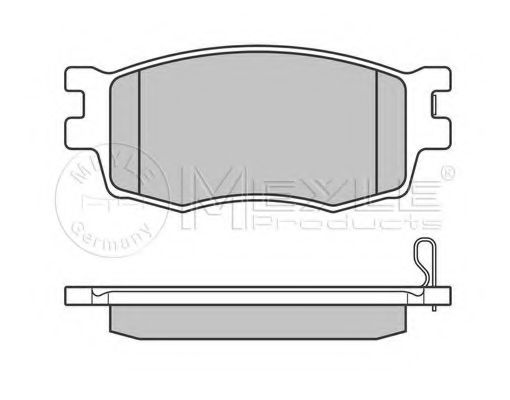 Комплект тормозных колодок, дисковый тормоз MEYLE 24318