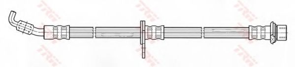 Тормозной шланг TRW PHD696