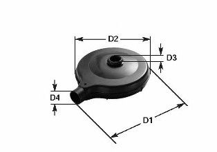 Воздушный фильтр CLEAN FILTERS MA 633