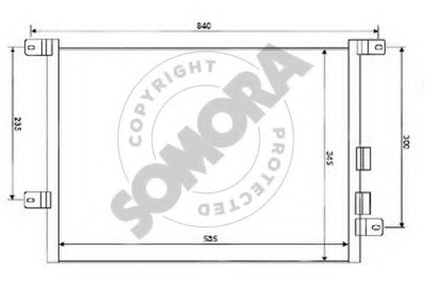 Конденсатор, кондиционер SOMORA 010160A