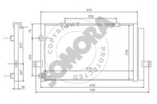 Конденсатор, кондиционер SOMORA 261160