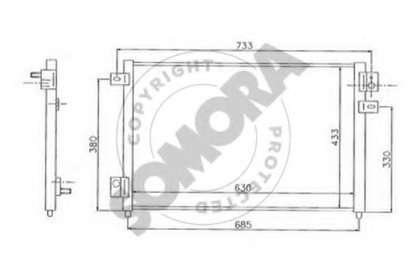 Конденсатор, кондиционер SOMORA 155060A