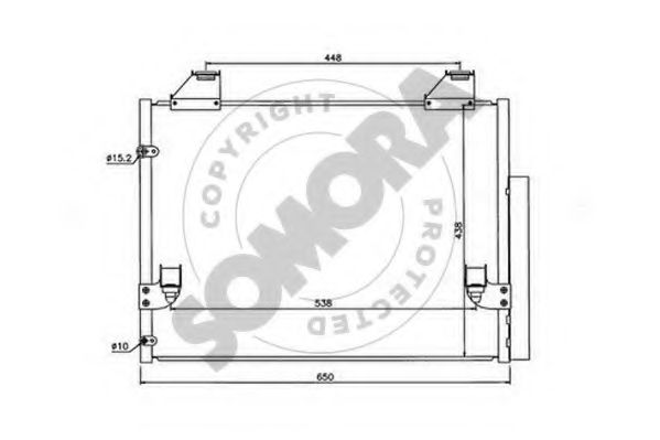 Конденсатор, кондиционер SOMORA 318860