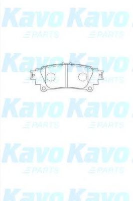 Комплект тормозных колодок, дисковый тормоз KAVO PARTS BP-9142