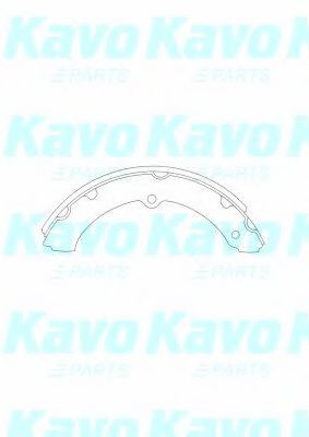 Комплект тормозных колодок KAVO PARTS BS-9942