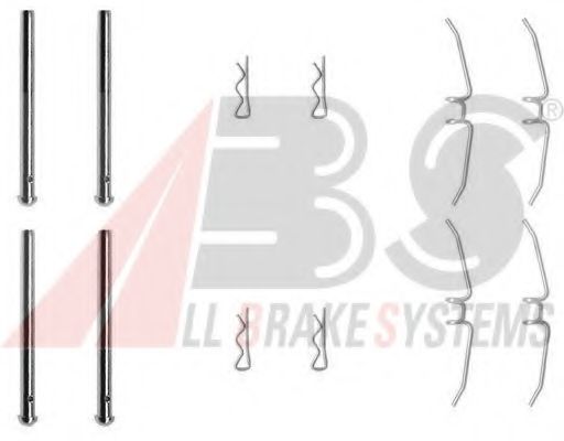 Комплектующие, колодки дискового тормоза A.B.S. 0901Q