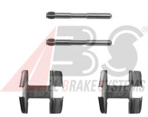 Комплектующие, колодки дискового тормоза A.B.S. 0906Q