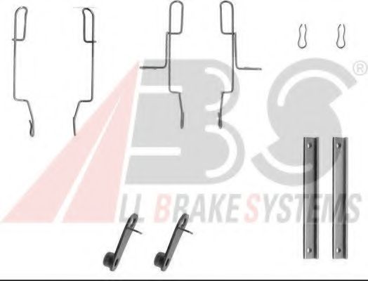 Комплектующие, колодки дискового тормоза A.B.S. 1147Q