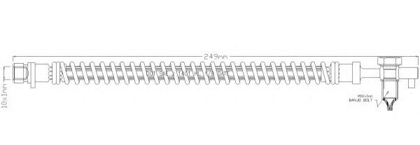 Тормозной шланг REMKAFLEX 3013