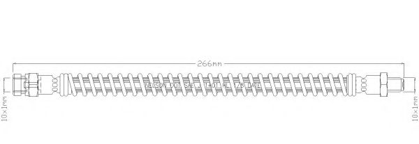 Тормозной шланг REMKAFLEX 5694