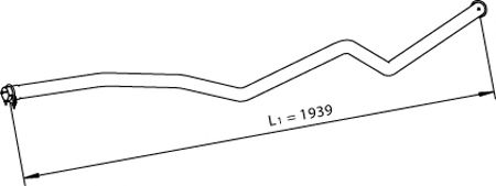 Труба выхлопного газа DINEX 36634