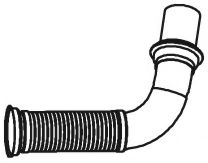 Труба выхлопного газа DINEX 22276