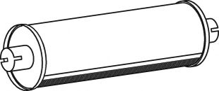 Средний / конечный глушитель ОГ DINEX 22304