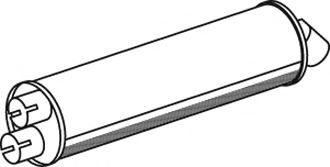 Средний / конечный глушитель ОГ DINEX 15304