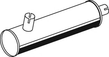Средний / конечный глушитель ОГ DINEX 18306