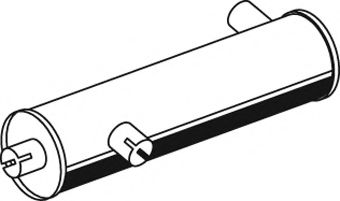 Средний / конечный глушитель ОГ DINEX 18313