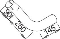 Труба выхлопного газа ZARA 9381