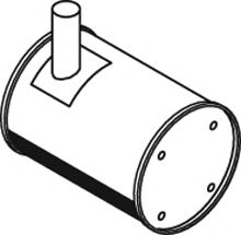 Средний / конечный глушитель ОГ IMASAF 13039