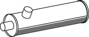 Средний / конечный глушитель ОГ DINEX 24301