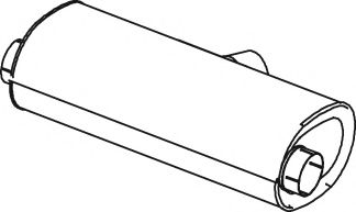 Средний / конечный глушитель ОГ ZARA 1276