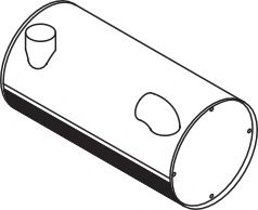 Средний / конечный глушитель ОГ BORGES 10076