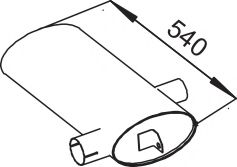 Средний / конечный глушитель ОГ DINEX 50352