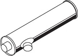 Средний / конечный глушитель ОГ BORGES 3716